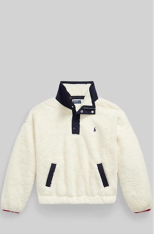 Polo Bear High-pile Fleece Half-closure
