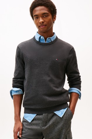 Pleten pamučni pulover