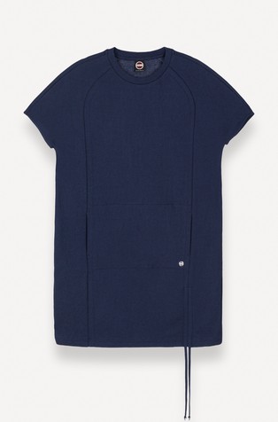 Cotton-blend Sweatshirt Short-sleeve Dress