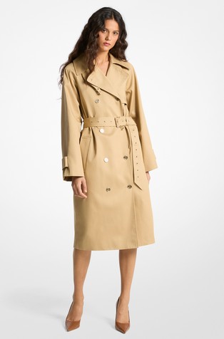 Oversize fit Cotton Belted Trench Coat