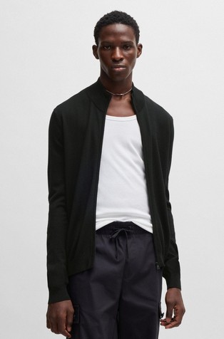 Regular fit kardigan od djevičanske vune