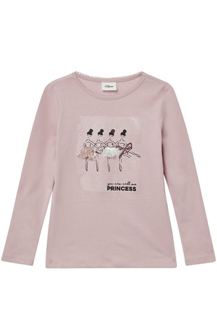 Pamučna majica dugih rukava s otiskom