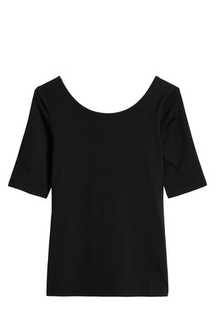 Slim-fit T-shirt in stretch cotton jersey