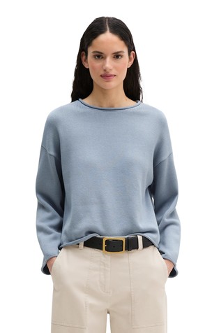 Loose fit organic cotton sweater