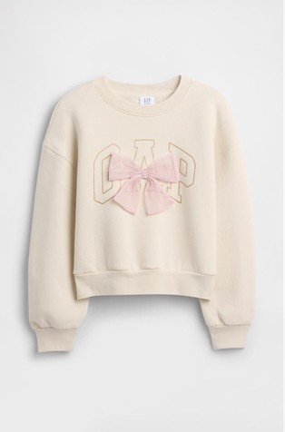 Oversized pulover s grafikom za djevojčice