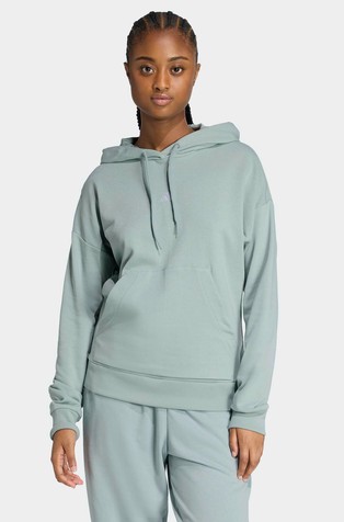 Essentials logo pulover s kapuljačom i frotirnom unutrašnjošću