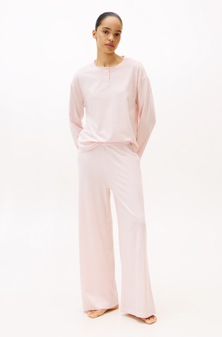 Pidžama dugih rukava od mješavine pamuka