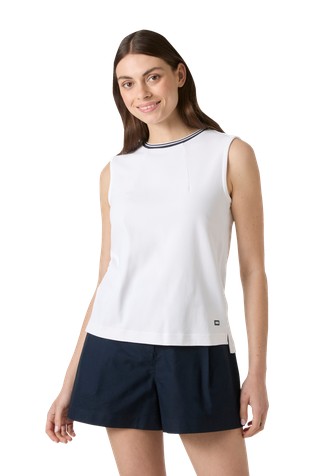 Portofino majica bez rukava s kontrastnim obrubima