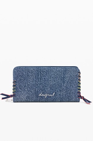 Medium denim wallet