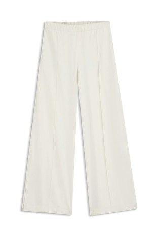 Relaxed-fit trousers with wide leg