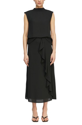 Midi suknja s volanom