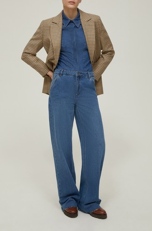 Široke jeans hlače