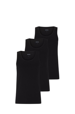 Paket od 3 pamučne potkošulje s izvezenim logotipom