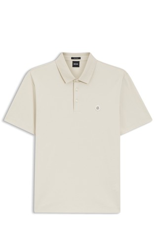 Polo majica od merceriziranog pamuka s dvostrukim monogramom B