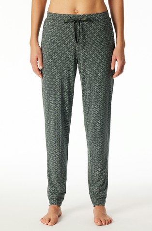 Mix & Relax - donji dio pidžame s uzorkom i obrubom