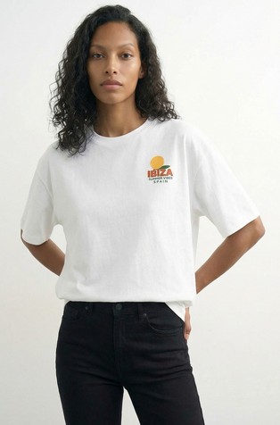 TSPREMIUM pamučna majica s otiskom sprijeda ili straga