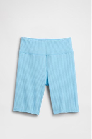 Kids Pull-On Ribbed Bike Shorts
