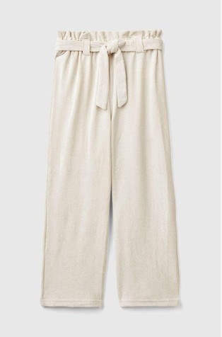 Široke baršunaste hlače s lurex vlaknima