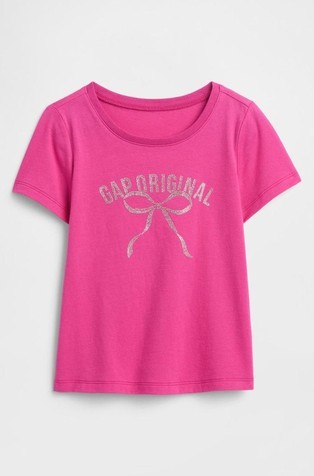 Gap logo majica kratkih rukava za djecu djevojčice