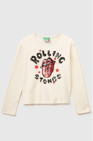 The Rolling Stones majica dugih rukava sa šljokicama