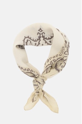 Paisley Print Silk Bandana