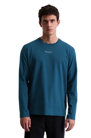 Logo majica dugih rukava od organskog pamuka