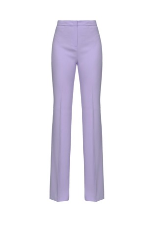 Zvonaste hlače od rastezljive krep tkanine