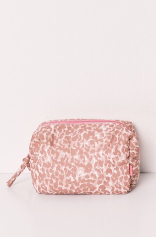 Animal print medium vanity case