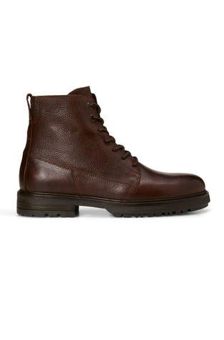 Lace-Up Leather Boots