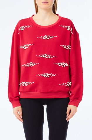 Pulover s aplikacijom perli