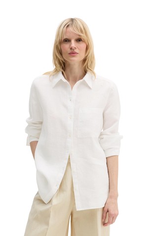 Loose fit lanena košulja