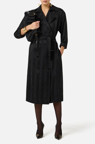 Satenski baloner sa žakard prugastim uzorkom