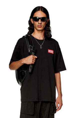 T-shirt with logo patch