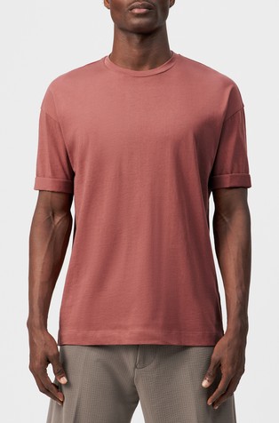 Relaxed fit pamučna majica kratkih rukava