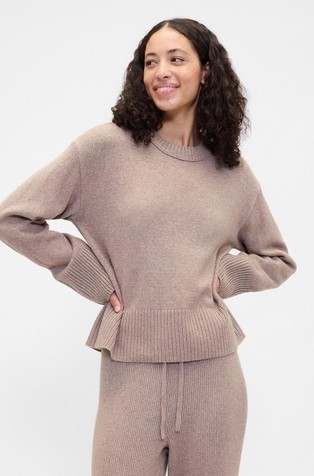 CashSoft ženski pleten pulover od mješavine pamuka