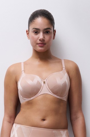 Glaze covering molded underwire bra