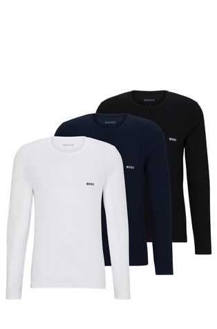 Paket od 3 pamučne potkošulje dugih rukava