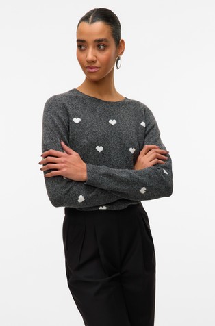 VMDOFFY knitted pullover with pattern