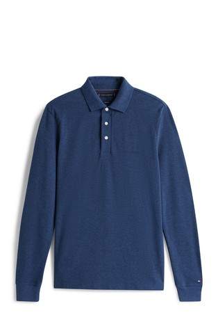 Pamučna polo majica dugih rukava