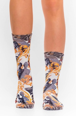 Sculpture Scarf ženske čarape