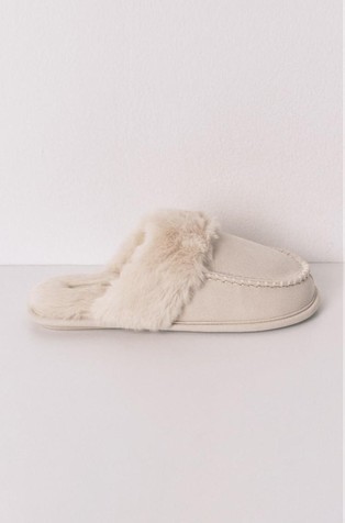Papuče s umjetnim krznom