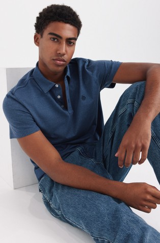 Microraya jersey slim fit polo shirt