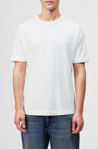 Relaxed fit T-shirt in pure cotton