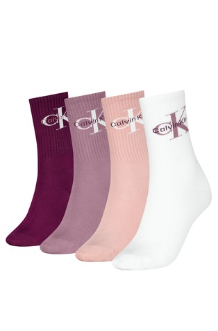 Paket od 4 para čarapa s monogramom
