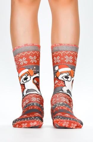 Christmas Fun Dog obiteljski paket od 3 para čarapa u poklon kutiji