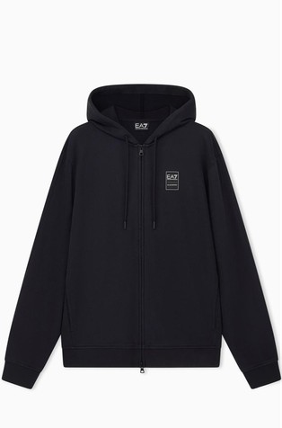 Black Edition oversized fit pamučni pulover s kapuljačom