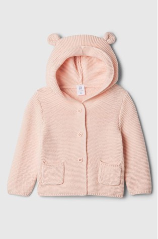 Bear kardigan s kapuljačom za novorođenčad