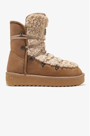 Nordic gležnjače s kovrčavim umjetnim krznom