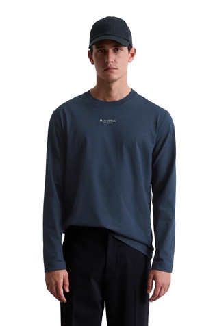 Logo majica dugih rukava od organskog pamuka