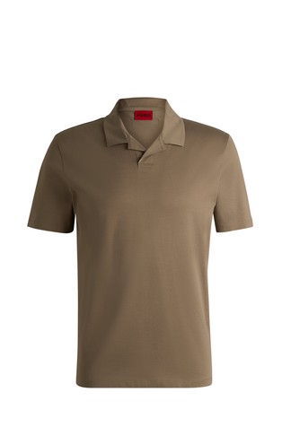 Slim fit polo majica od merceriziranog pamuka